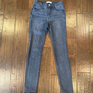 Madewell Women's Charcoal Skinny Jeans